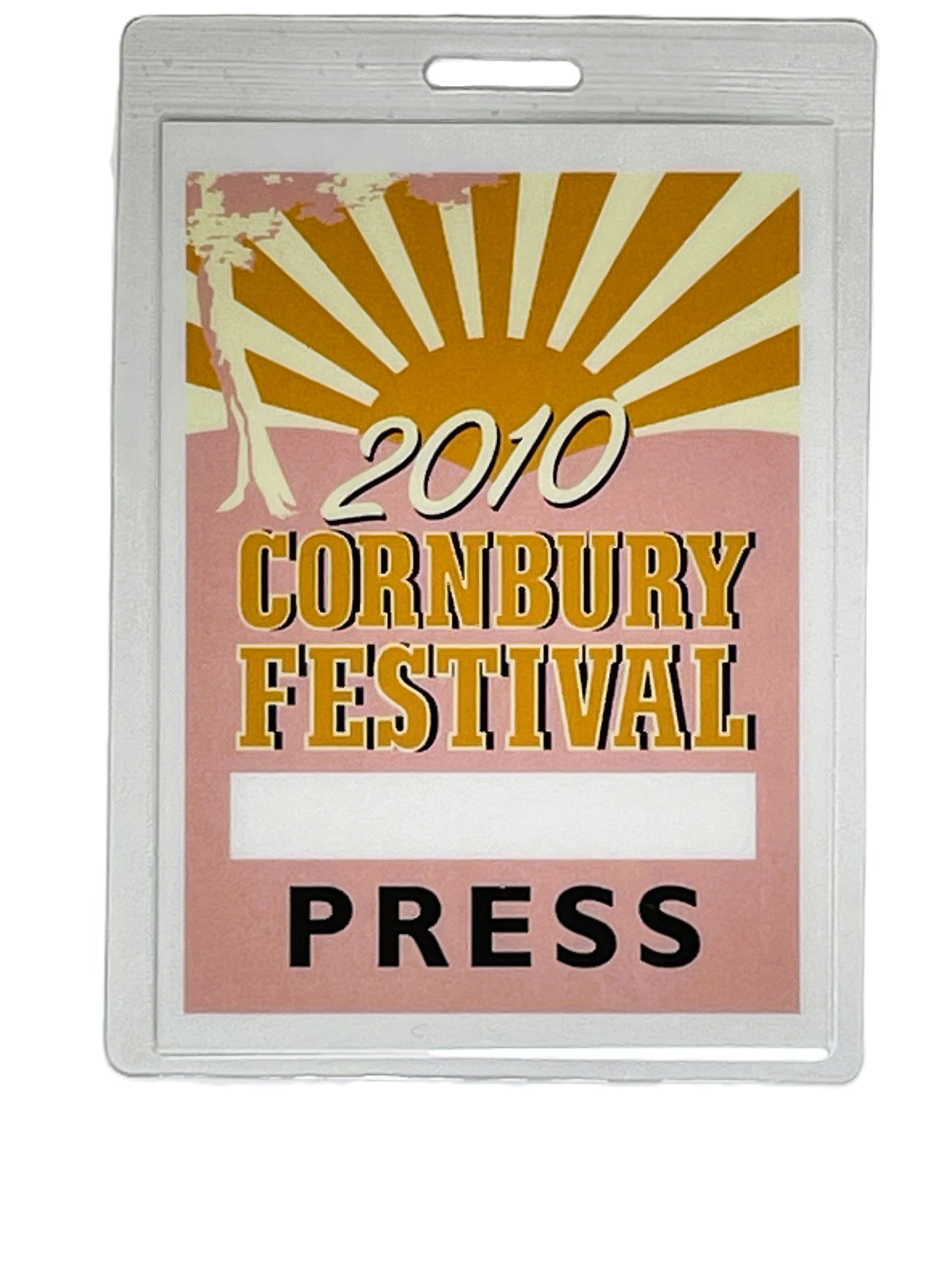 Cornbury Music Festival 2010 Press Pass