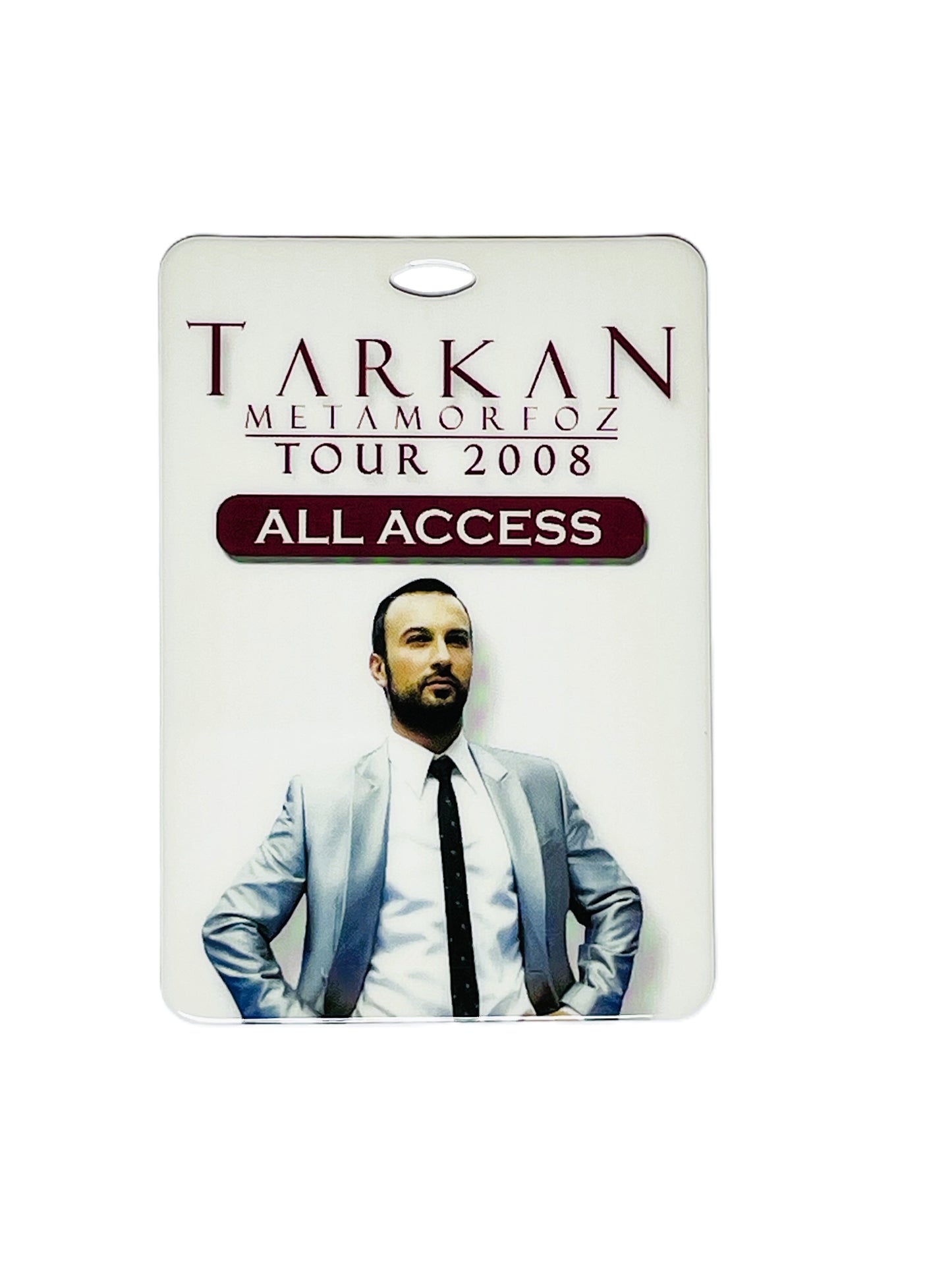 All Access pass for Tarkan Metamorfoz Tour 2008 on a white background