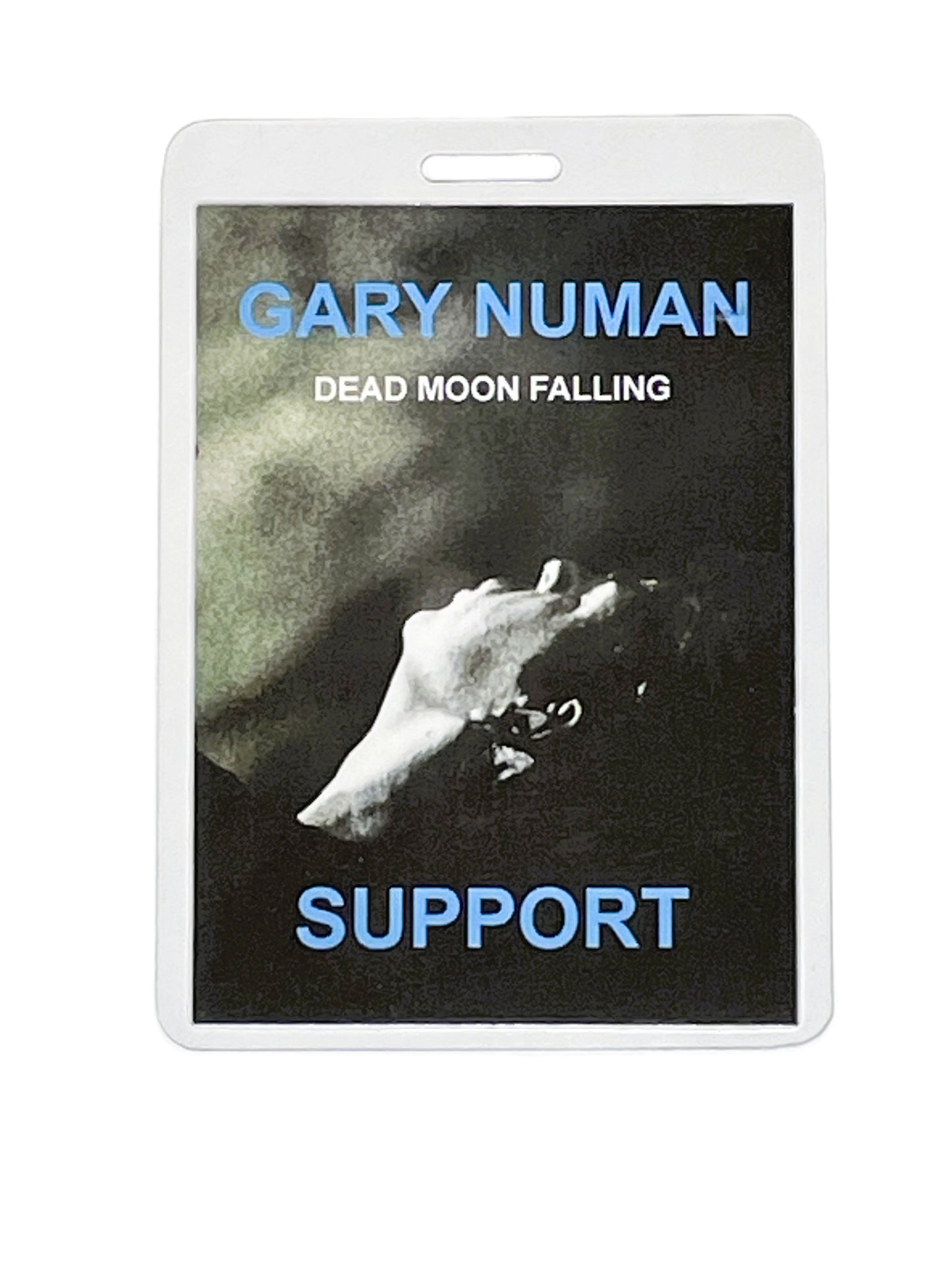 Gary NUMAN support pass, dead moon falling.