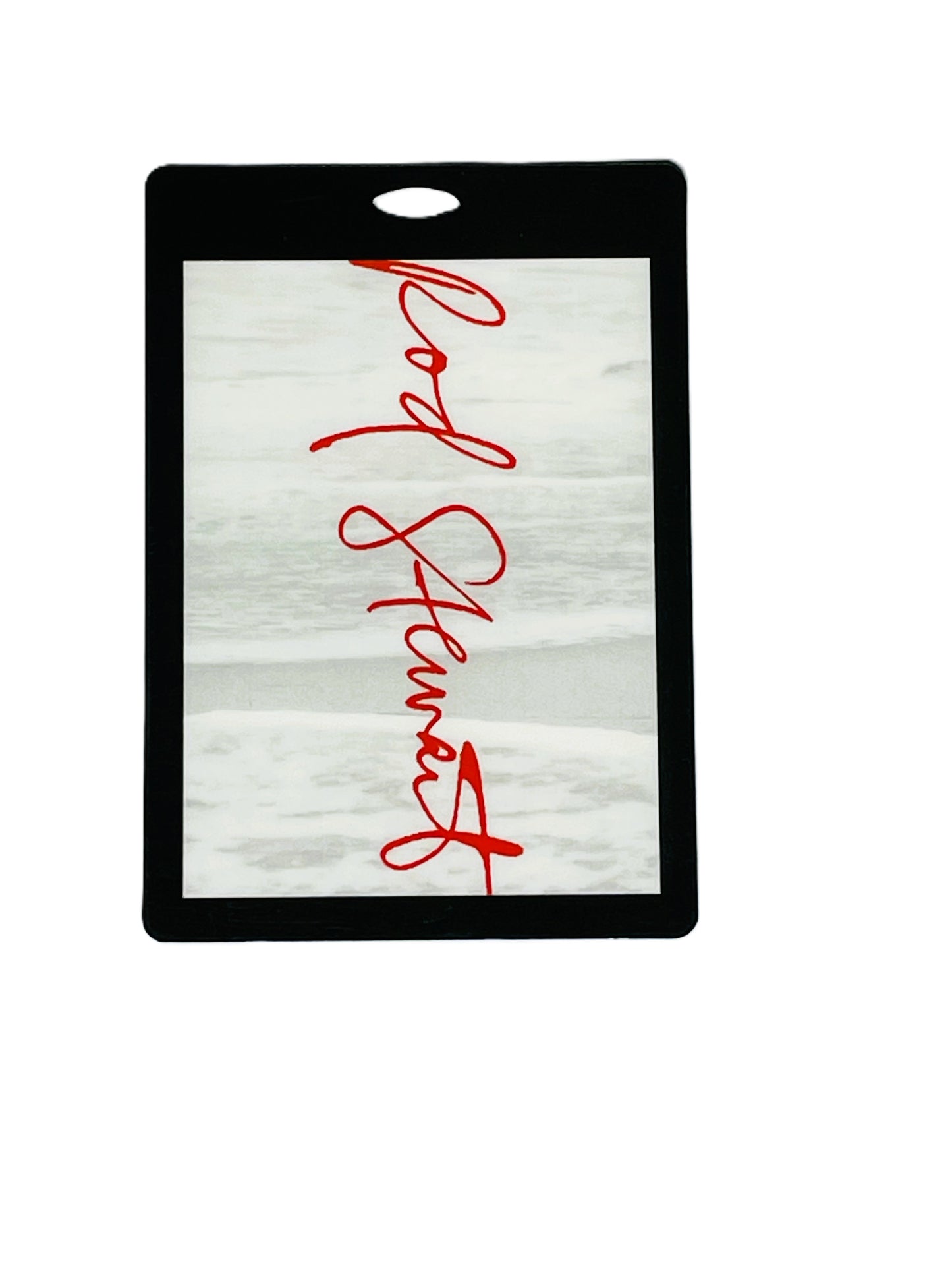 Pass with Rod Stewart's signature in red