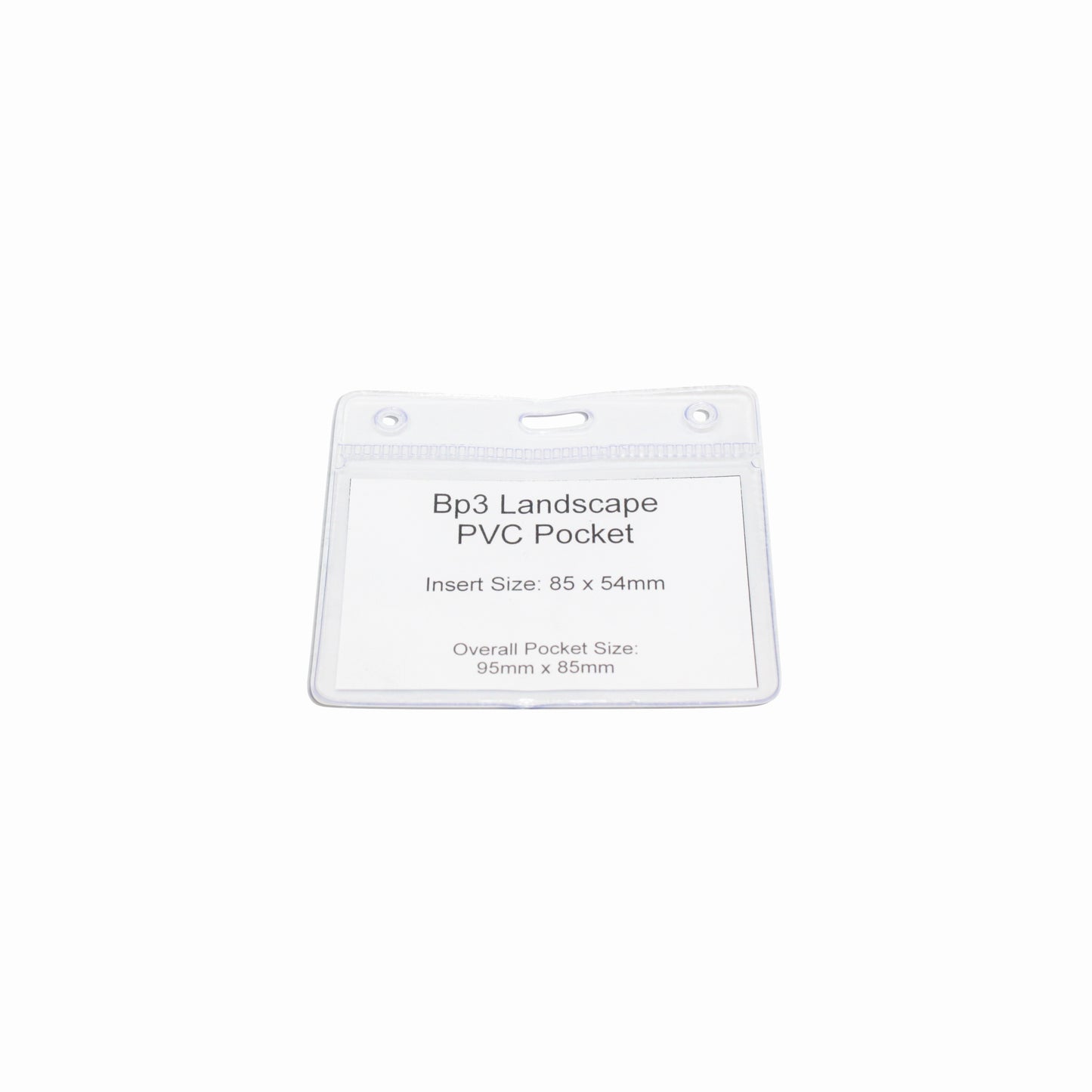 Credit card size PVC pouch