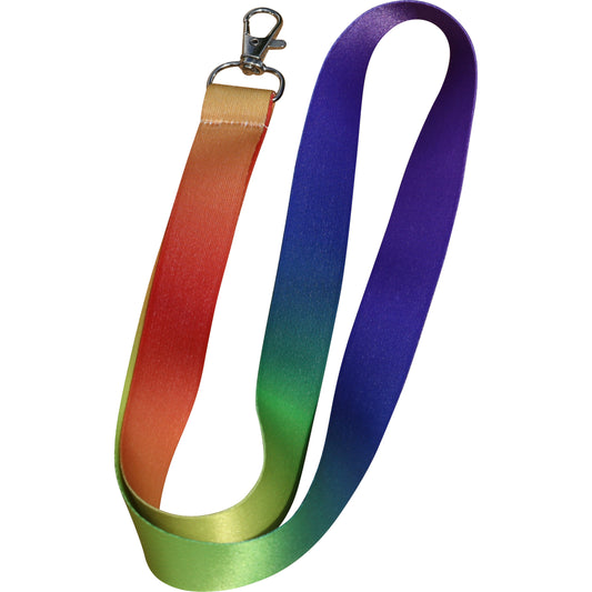 Rainbow Printed Lanyard