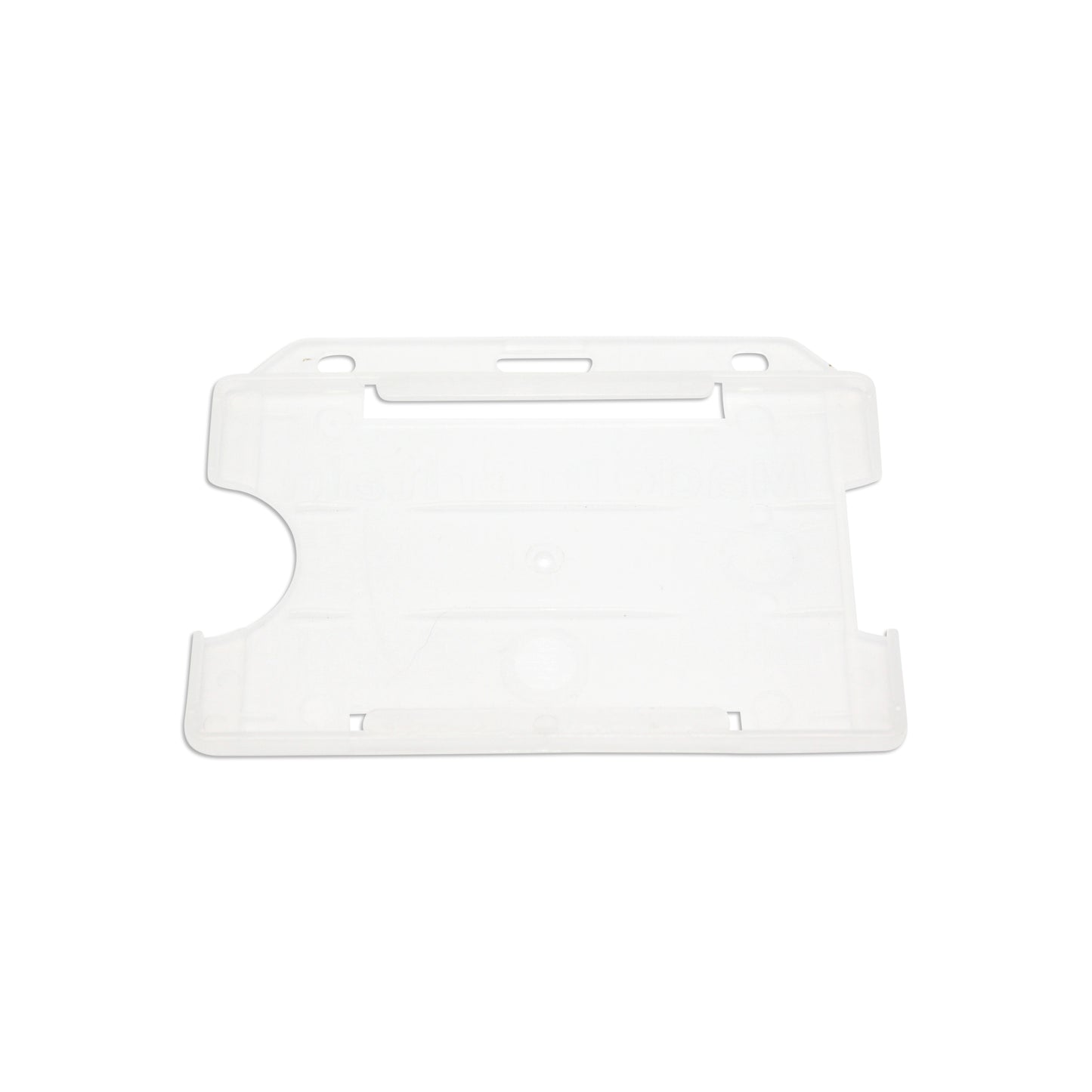 Rigid card holder credit card size